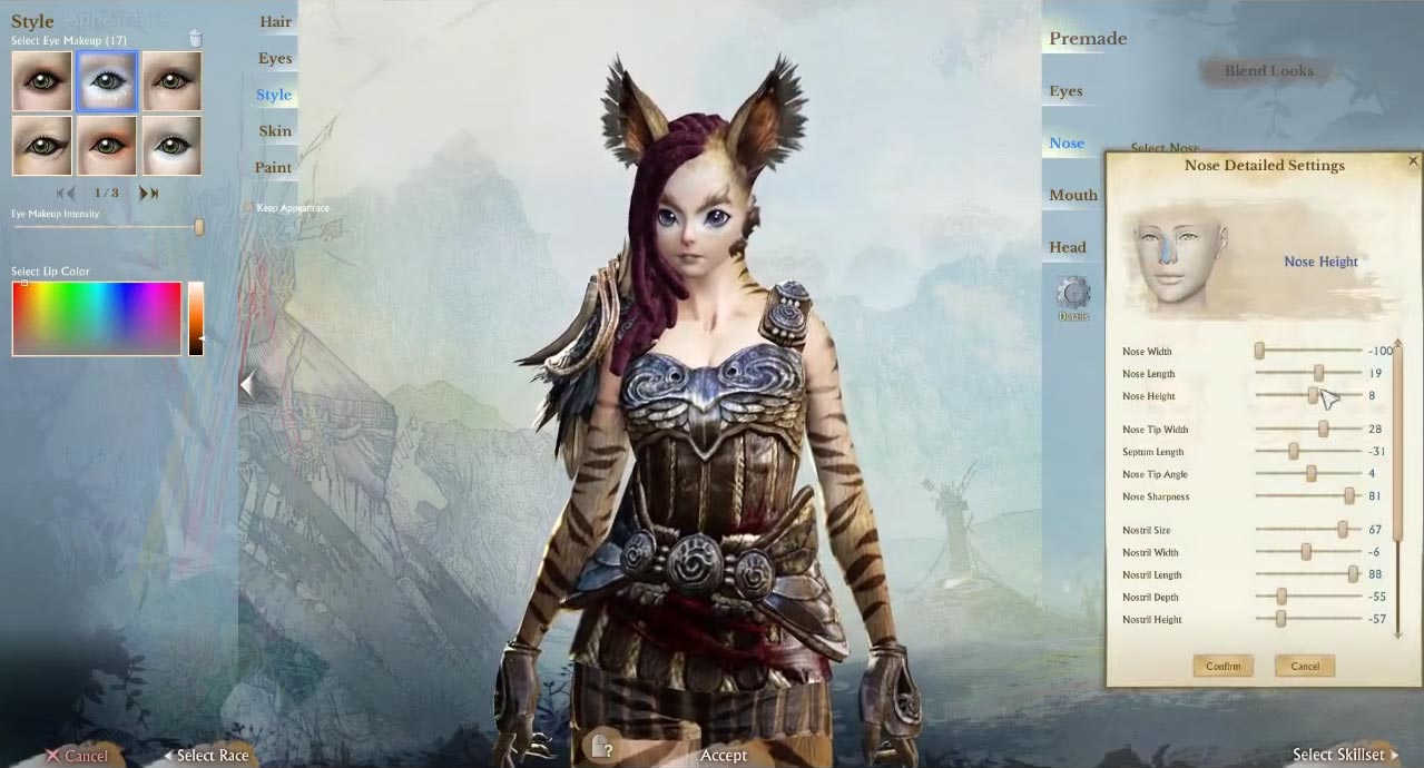 Character Creation and Customization